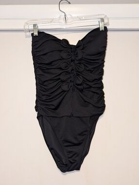 Juicy Couture Beach Bow Chic Tie Bandeau Swimsuit